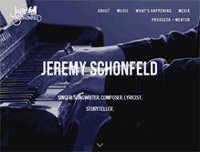 Tablet Screenshot of jeremyschonfeld.com